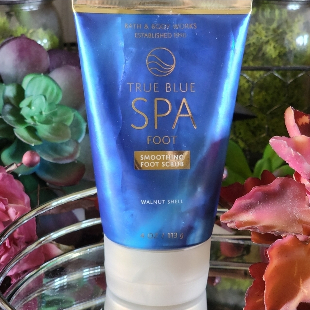 Bath & Body Works True Blue Spa Exfoliant Scrub Mint Scented 4 Oz